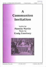 Communion Invitation, A SATB choral sheet music cover Thumbnail